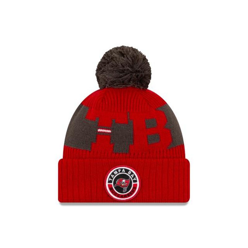 NFL Tampa Bay Buccaneers Cold Weather Sport Knit (BHS7248) - Red New Era Beanies